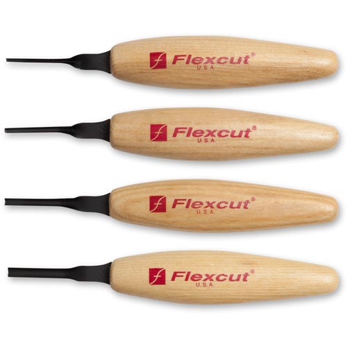 Flexcut 4 Piece Micro Sweep Tool Set