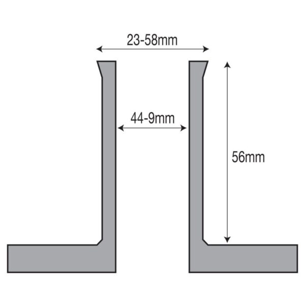 Charnwood Viper V3EDJ Pen Blank Jaws, square hole inside for Viper3 Chuck - Image 2