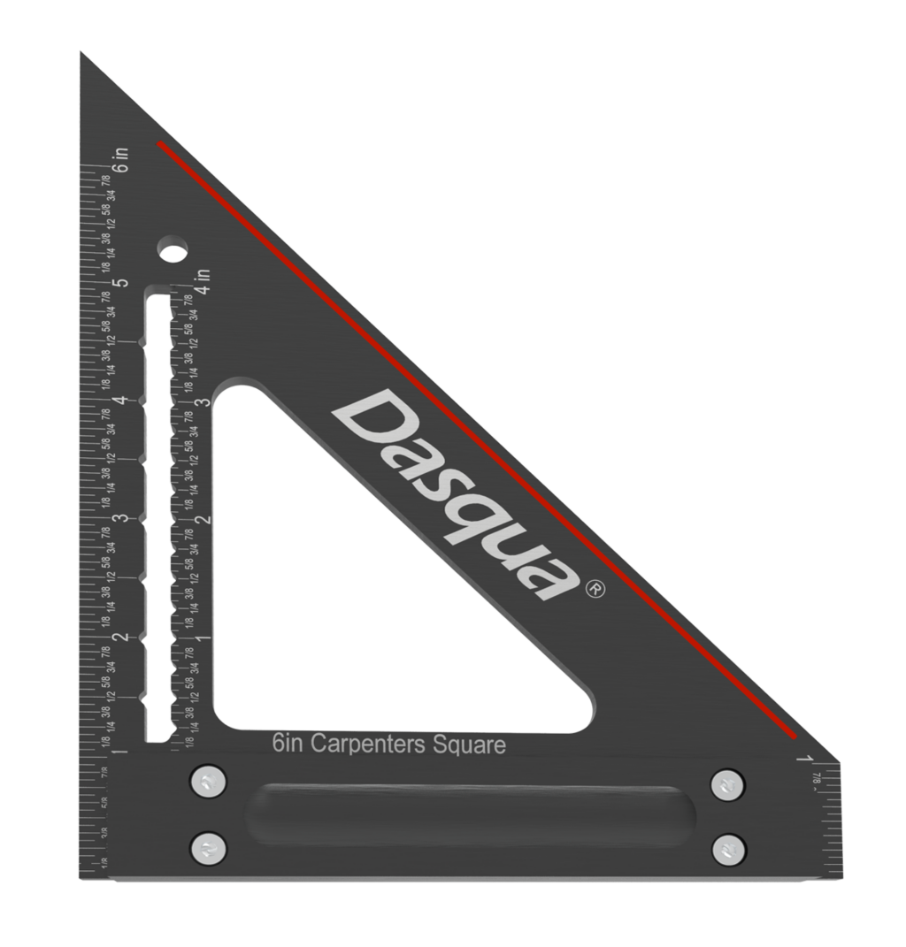 Dasqua BlackRed 6 Inch Precision Carpenters Square Buy woodworking tools