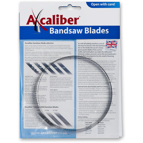Bandsaw Blade 3,124mm(123") x 1/4" 10TPI