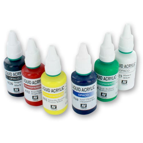 SprayCraft Acrylic Airbrush Paint Set
