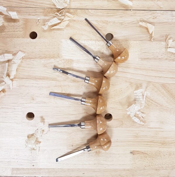 Stubai 580006 Palm Carving Tool Set 6 Pieces - Image 2