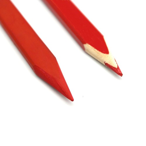Bencil Red Carpenters Pencil 90 Pieces Loose