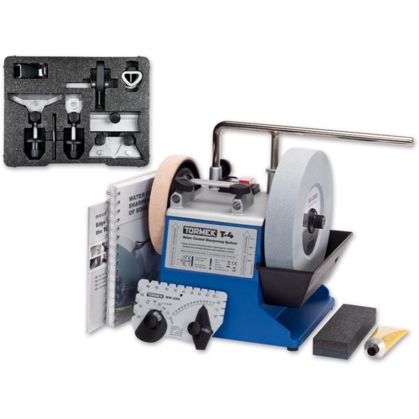 Tormek T-4 Sharpening System With HTK-806 Hand Tool Kit