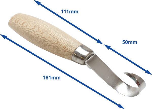 Beber BEBSEHKLH Single Edged Hook Knife Left Hand- SORRY OUT OF STOCK - Image 8