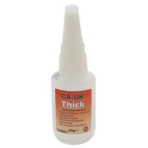 CA-UK CA021 Thick Cyanoacrylate Superglue, High Viscosity, 20g