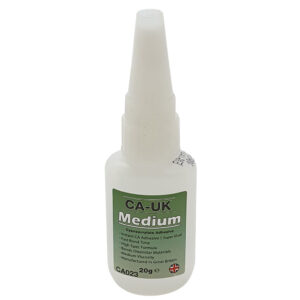 CA-UK CA023 Medium Cyanoacrylate Superglue, Medium Viscosity, 20g