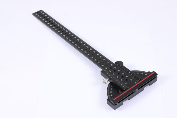 Dasqua Black-Red Plus Multi Rotary Measuring Ruler 300 MM Metric 1804-6111 - Image 3