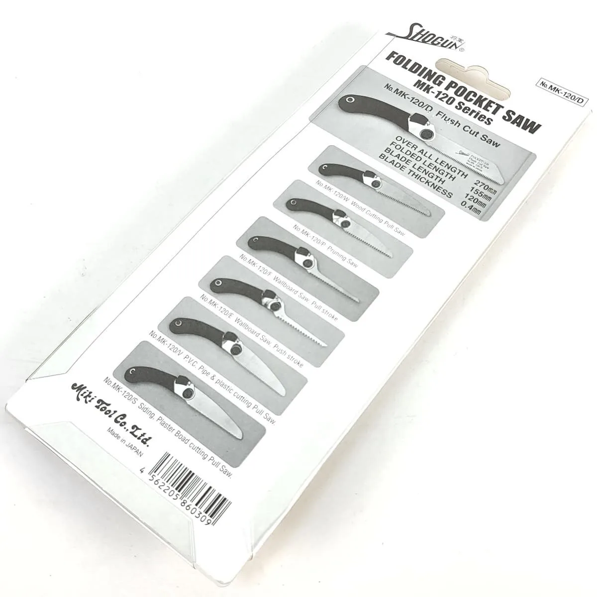 Shogun MK-120/D Folding Flush Cut Pull Saw 120mm Length - Image 7