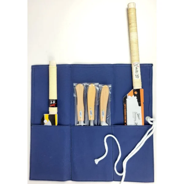 Shogun OK-1/3 Canvas Cloth Sheath For Japanese Pull Saws – 3 Pockets - Image 6