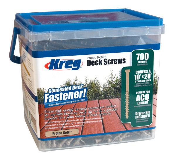 Kreg Kreg Protec-Kote Deck Screw – 51mm, #8 Coarse, Pan head, 700ct