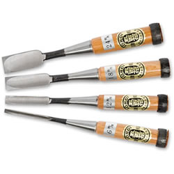 Japanese Oire Nomi Chisels - Set of 4 (6,12,18,24mm)