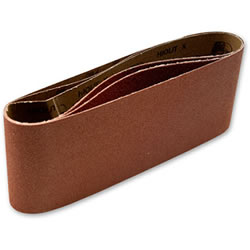 Cloth Sanding Belts 100 x 560mm x 80 Grit (Pkt3)