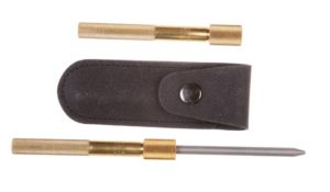 Eze-lap Round Sharpener , Brass handle with Pouch