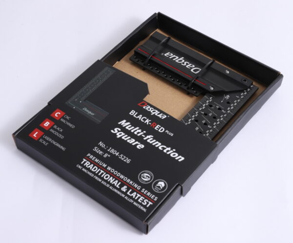 Dasqua Black-Red Plus Multi-Function Square 8 Inch - Image 4